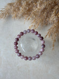 Lila Achat Natustein Perlenarmband 💜