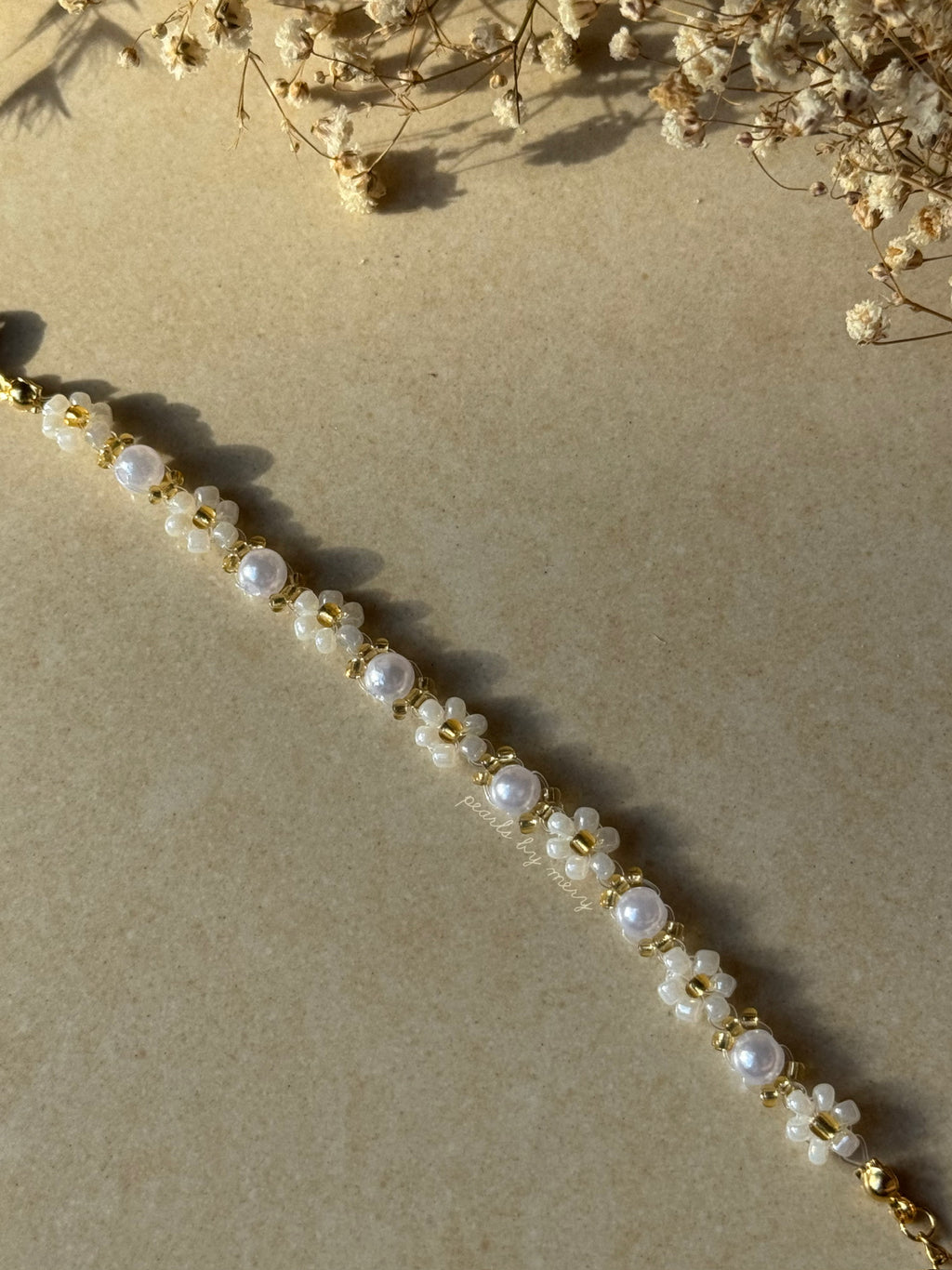 elegantes Gänseblümchen Armband ✨