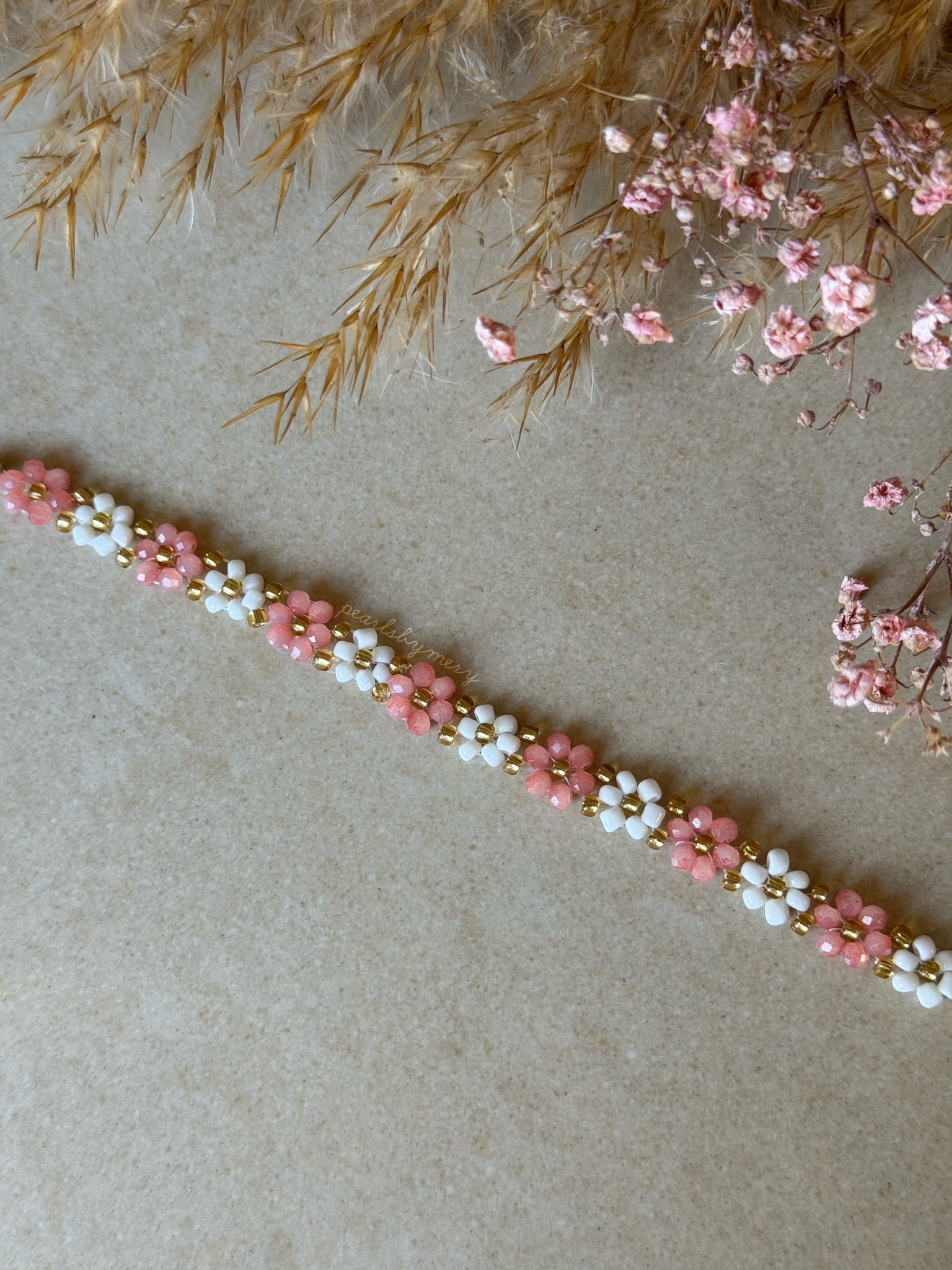 Kristallblumen Armband 🩷