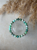 grün Kalzit Naturstein Perlenarmband 💚