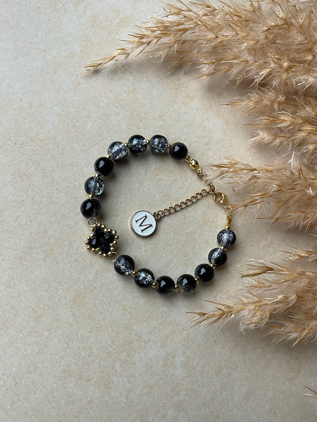Kleeblatt Perlen Armband 🍀