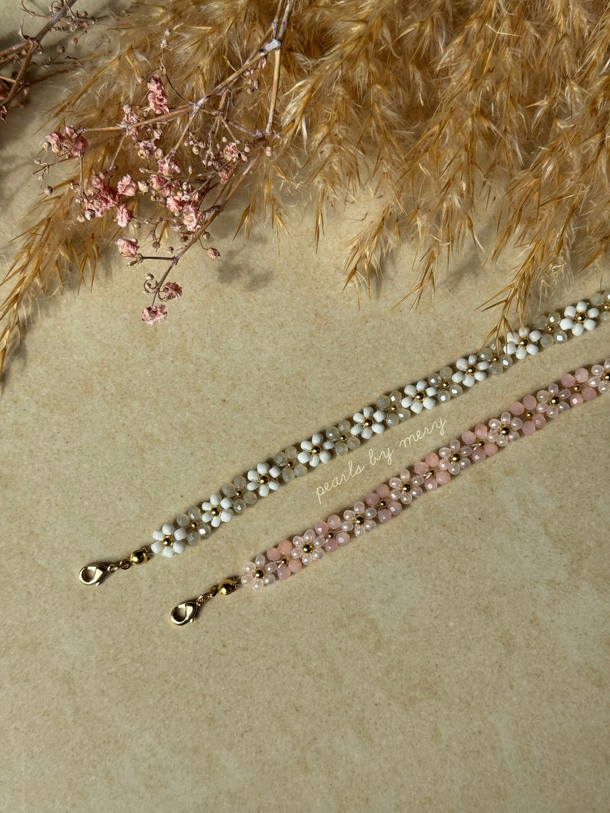 Perlenblüte Armband 🌼