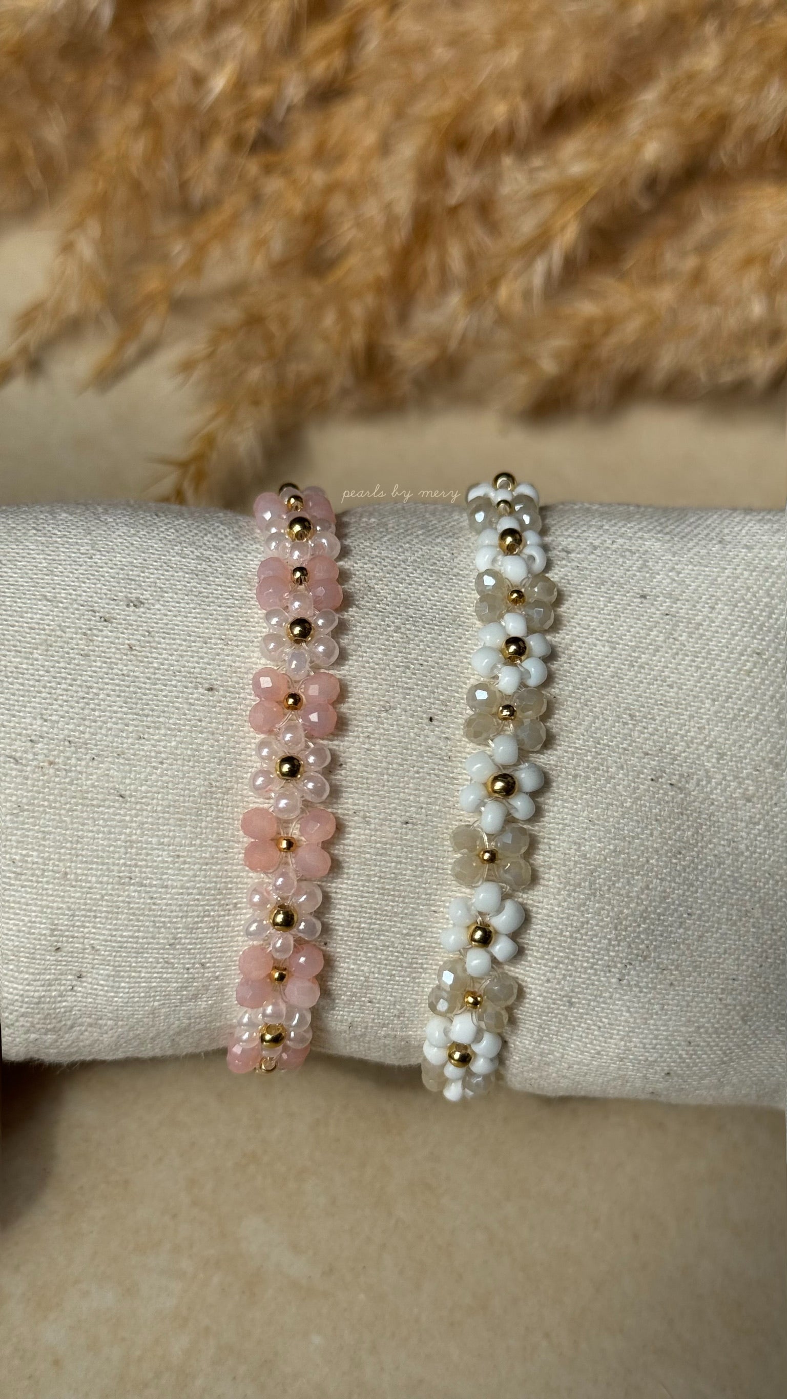Perlenblüte Armband 🌼